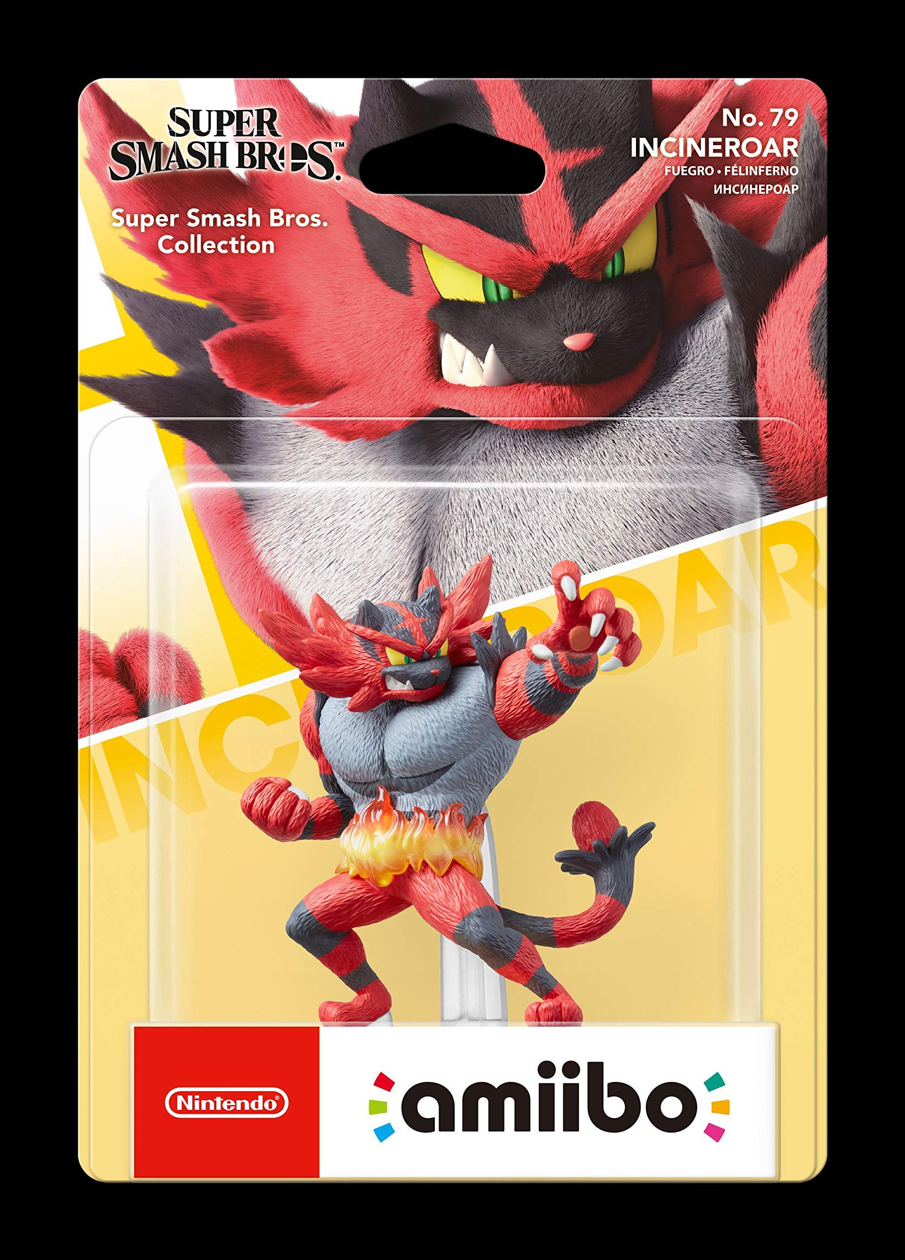 Nintendo Amiibo Incineroar Super Smash Bros - Figura Interactiva Compatible con Switch, 3DS y Wii U Nintendo Amiibo Incineroar Super Smash Bros - Figura Interactiva Compatible con Switch, 3DS y Wii U
